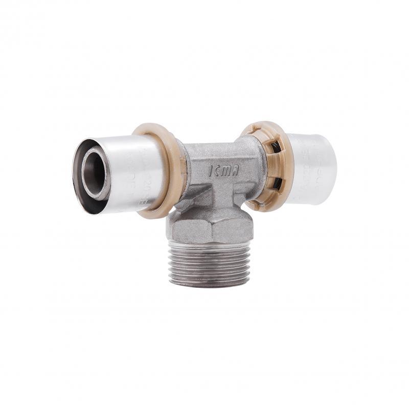 Трійник прес Icma 20х3/4"х20 НР No407, фото 1