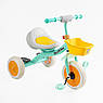 Дитячий триколісний велосипед Best Trike BS-49151 з кошиком Бірюзовий, фото 2