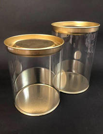 Пластиковий тубус із металевою кришкою