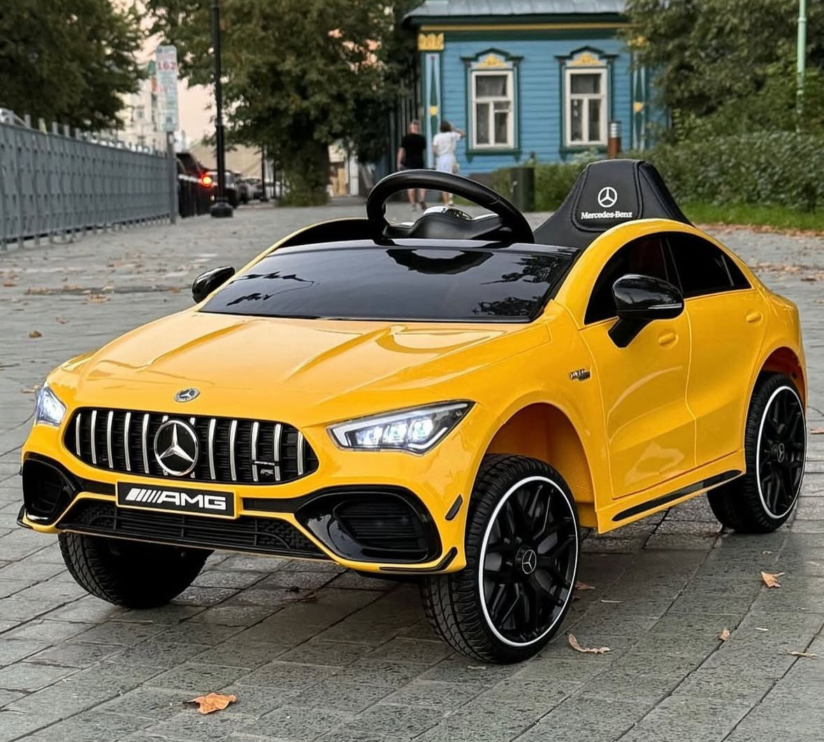 Дитячий електромобіль Mercedes CLA на акумуляторі + пульт, фото 1