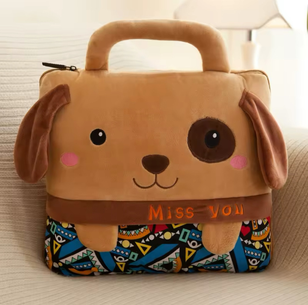 Сумка - подушка 3 в 1 з пледом, фото 1