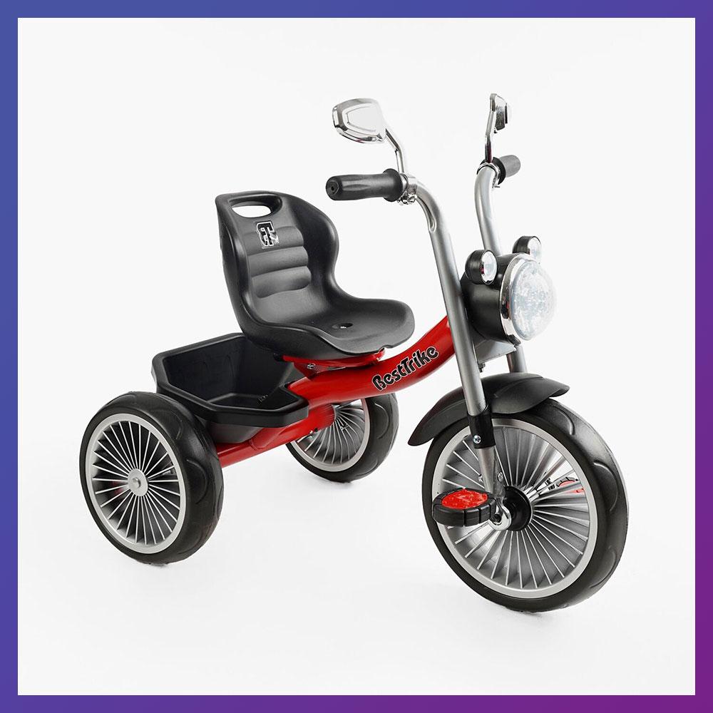 Дитячий триколісний велосипед Best Trike BS-69116 з кошиком Червоний, фото 1