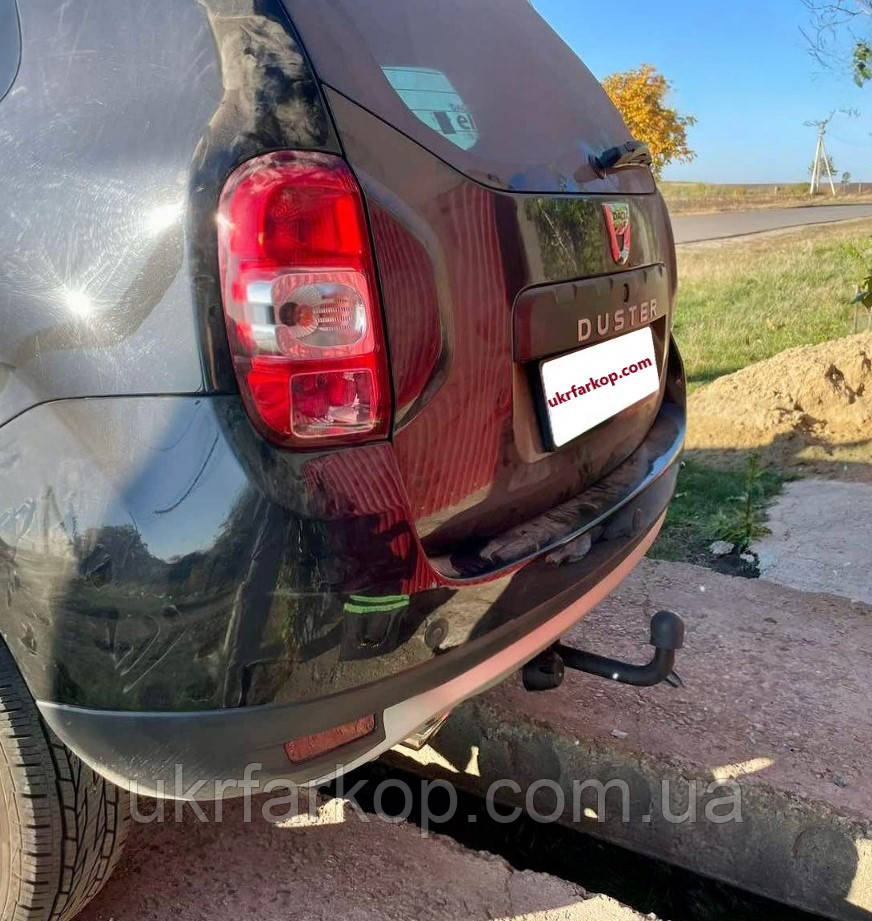 Фаркоп Renault Duster 1 2010-2017, Фаркоп Рено Дастер 1, Фаркоп Dacia Duster 1, Фаркоп Дачія Дастер 1