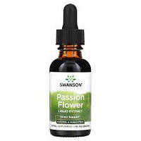 Passion Flower Liquid Extract Swanson, 29.6 мл