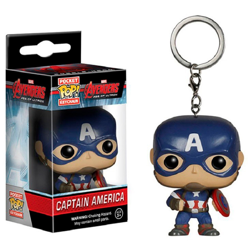 Іграшка Брелок Капітан Америка Funko Pop Фанко Поп із Месники для дітей (l_13746)
