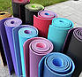 Коврик для фітнесу та йоги TPE+TC 6м Різні кольори, фото 2