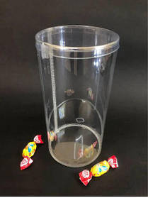 Пластикова подарункова туба 100x250 мм.