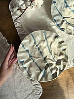 Тарілка плоска Скеля 27 см Капучино Ексклюзив