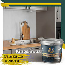 Епоксидна фарба для меблів 1 кг червона, фото 6