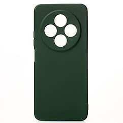 Силіконовий чохол SOFT Silicone Case для Xiaomi Redmi A3 Pro/Redmi A4 5G (без лого) темно-зелений