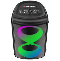 Бездротова портативна колонка з RGB-підсвіткою MONSTER CYCLE MS22138 і двома мікрофонами в комплекті