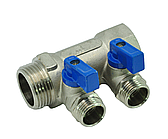 Колектор універсальний Ender з  двома кульовими кранами