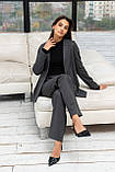 Офісний костюм жіночий брючний Аліса-Бріон графіт/розмір 42 44 46 48 50 52 54 56 /, фото 5