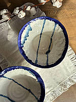 Тарілка для пасти Корал Капучино Кобальт Ексклюзив