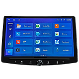 Універсальна автомагнітола 1313А 1Din з поворотним 10.1" екраном на Android з Carplay, фото 4