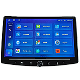 Універсальна автомагнітола 1313А 1Din з поворотним 10.1" екраном на Android з Carplay, фото 6