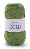 Пряжа Gold-9046 зелений