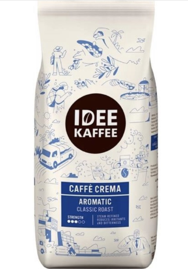 Кава в Зернах Caffee Crema Idee Kaffee J. J. Darboven 1 кг Німеччина