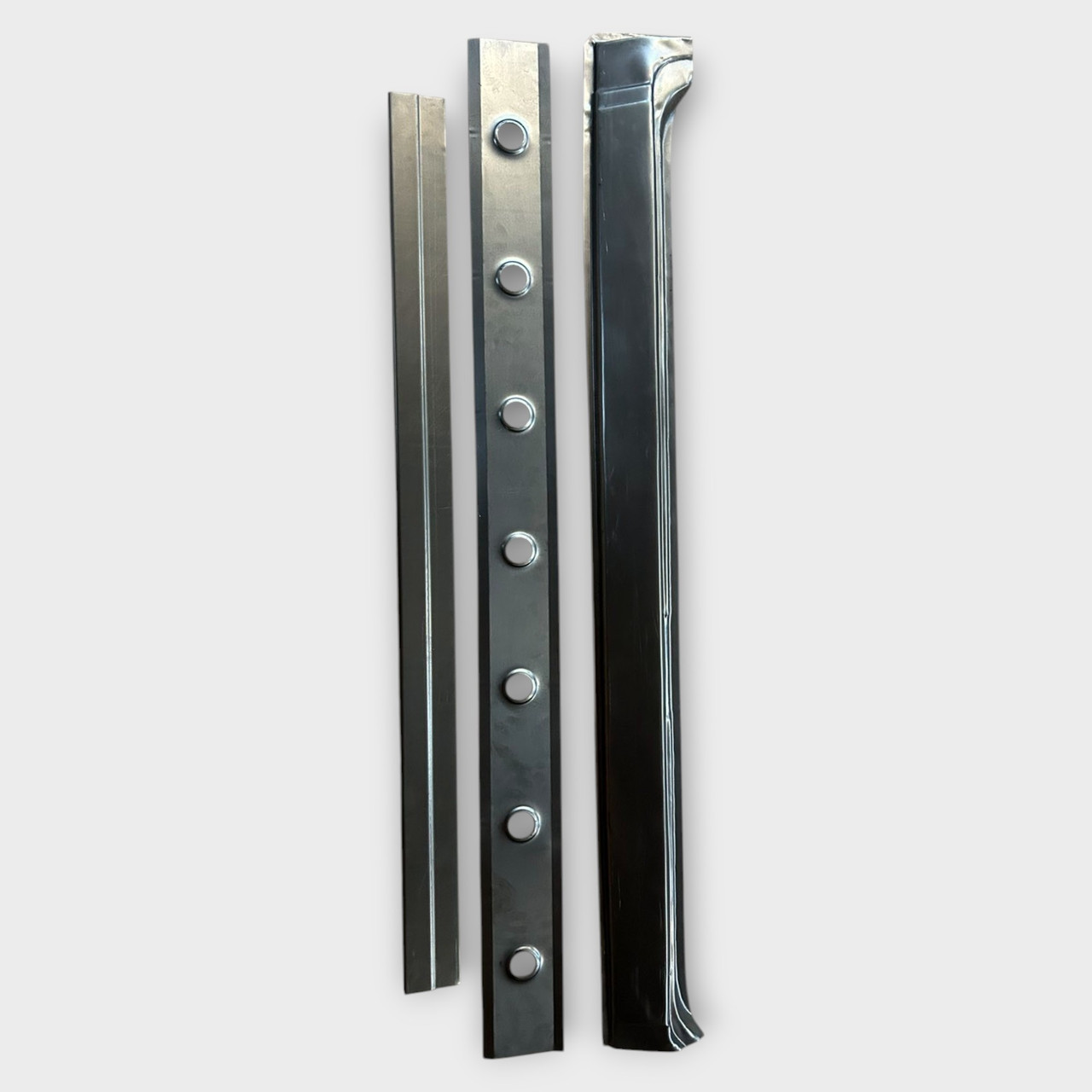 Поріг зовнішній (короб) ВАЗ 2101,02,03,04,05,06,07 з 3 частин вир-во Туреччина ліва сторона., фото 1