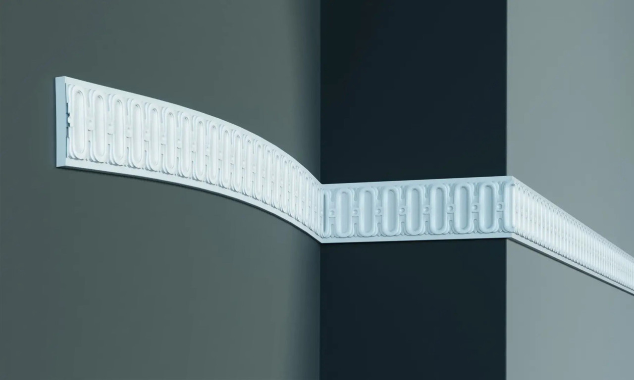 Молдинг стіновий гнучкий Gaudi CR688 Flex (6,5х1)см, довжина 2м, фото 1