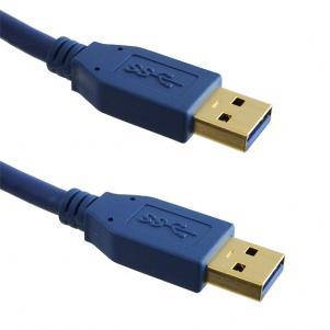 Кабель USBA-plug — USBA-plug, USB 3.0, довжина 1,2 м (KLS17-UCP-01-1.2M-L), фото 1