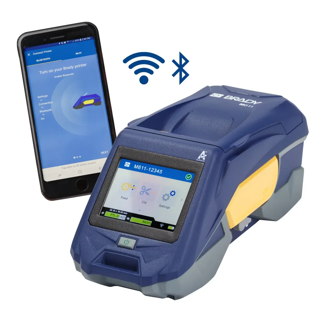 Принтер BRADY M611-EU-BWS WiFi, Bluetooth Базовий Комплект + Розширене ПЗ