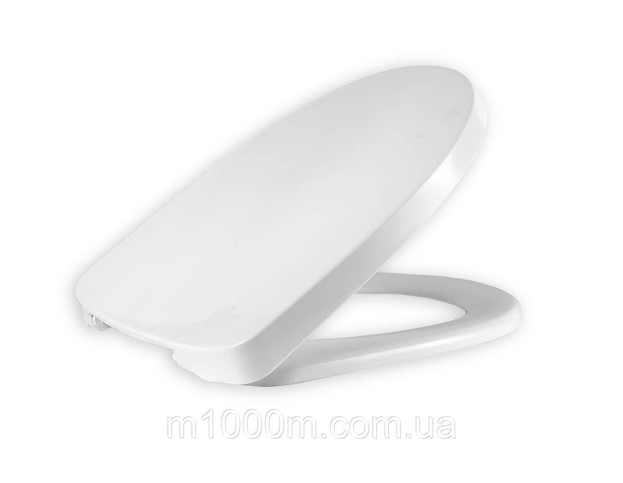 Кришка сидіння для унітазу 43*36 см/(14,5-15,5) з пластм. кріпленням СП-5 СД