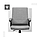Офісне Крісло для Керівника Тканина Markadler Boss 2.5 Grey Сіре Комп'ютерне Крісло для Офісу до 130 кг Поворотне TILT, фото 8