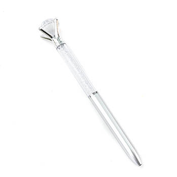 Кулькова ручка з діамантом Срібло RYH083