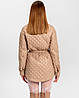 Модна жіноча куртка на весну X-Woyz LS-8913-10 бежевого кольору, фото 5