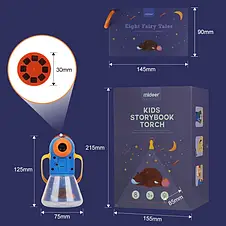 Дитячий проектор-нічник зоряне небо з касетами з казками Mideer 3в1 MD1103 (ЖЯ), фото 4