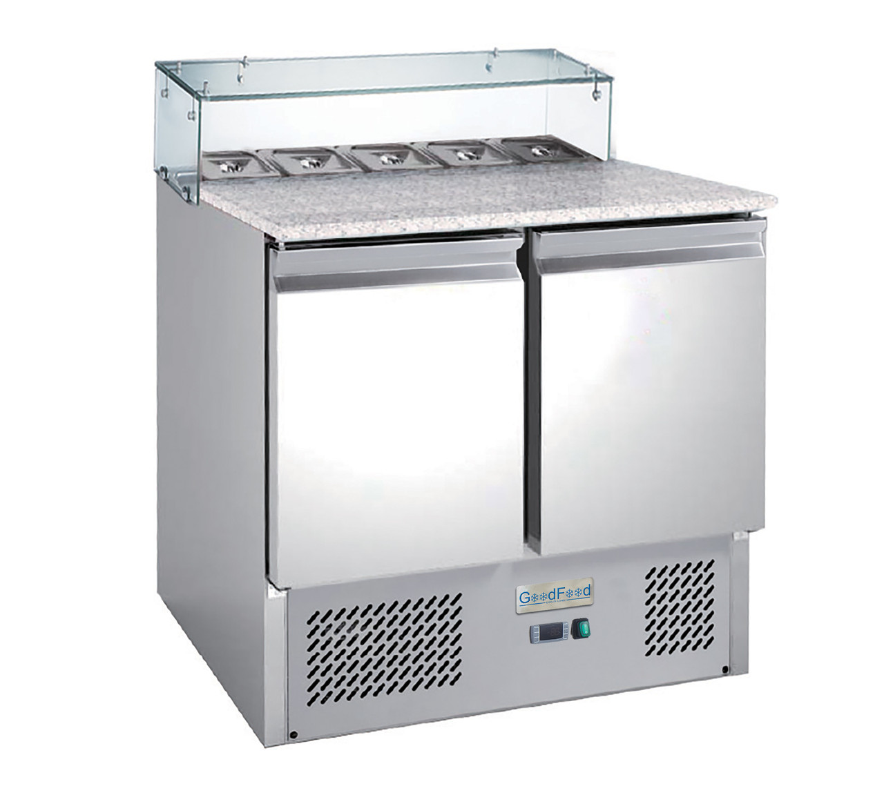 Холодильний стіл/Соладена GoodFood GF-PS900GT-H6C, 2 двері
