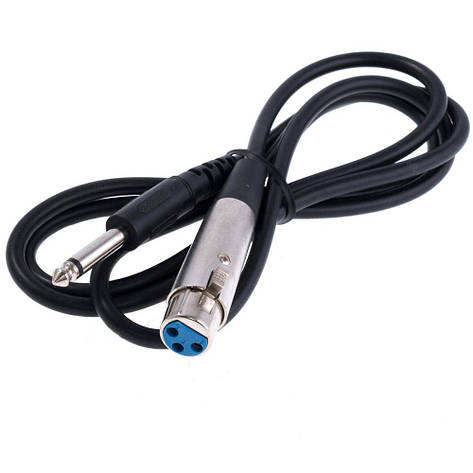 Кабель Jack6,3 і XLR-3, довжина 1,5 м (KLS17-MXP-02-F-03-6.3-1.50M), фото 1