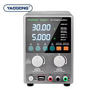 Блок живлення Yaogong 3005D+ 30 V, 5 A, цифрова індикація, 4 канали пам'яті, USB 5V