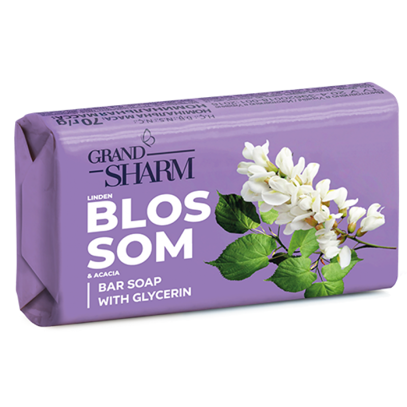 Мило туалетне Гранд Шарм Липовий цвіт 70гр (72), фото 1