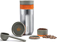 Портативна кавоварка-термокухоль Wacaco Pipamoka (Sage Gray), 300 мл