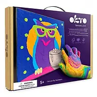 Набір для створення об ємної картини по номерах Okto Сова 29x29 см (20003)