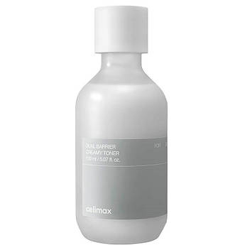 Бар'єрний зволожуючий тонер із молочною текстурою Celimax Dual barrier Creamy Toner 150 мл