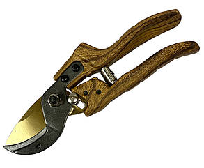 Садовий секатор з ковадлом "Garden Tool" - сталь SK-5, різ до 20 мм