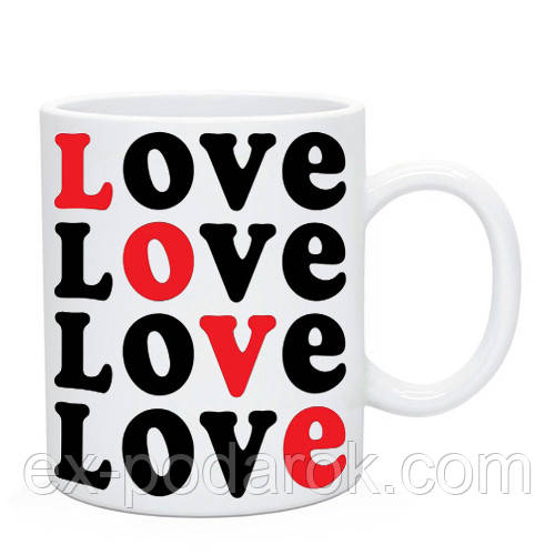 Чашка LOVE. Чашка для улюбленого, улюбленого