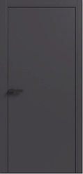 Двері міжкімнатні Термінус/ Terminus ПК-01 Антрацит ПП (глухі щитові)