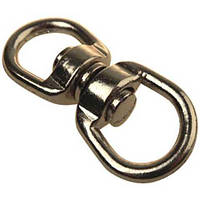 Вертлюг 3,8мм петля-петля нікельований