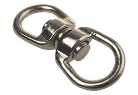 Вертлюг 6,0мм петля-петля нікельований