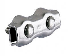 Затискач для тросу Подвійний 2мм