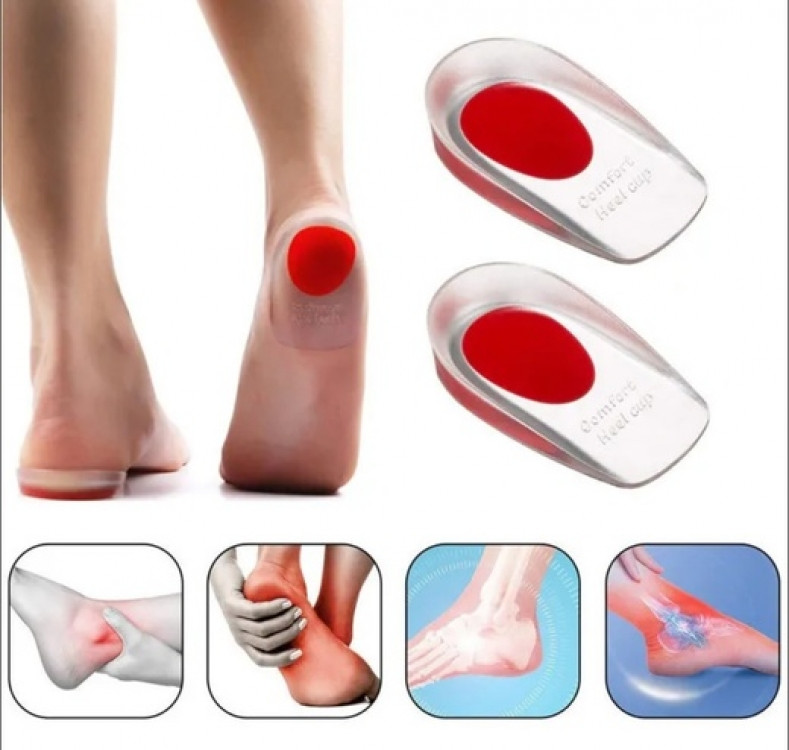 Силіконова устілка під п'яту (Червоний), фото 1