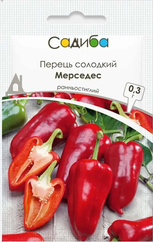 Перець солодкий Мерседес, 0,3г ТМ Садиба Центр, фото 1