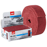 Волокно абразивне APP (скотч-брайт), середньозернисте (P320-360), червоний, рулон 100ммx10м, 06ZR210