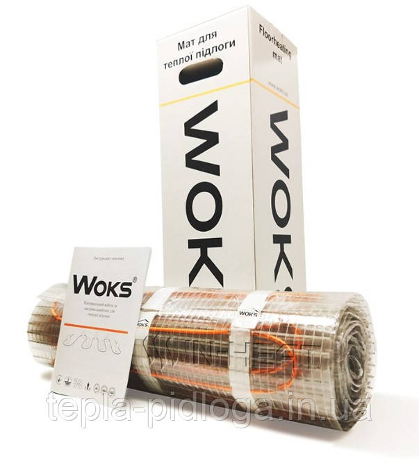 7.0 М² 1400 Вт WoksMat 200 Двожильний мат (200Вт/м2 230V)