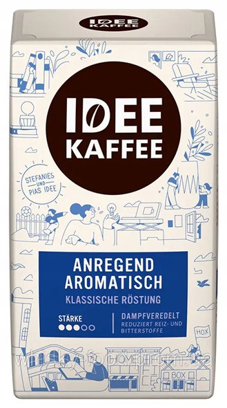 Кава мелена Idee Kaffee J. J. Darboven 500 г Німеччина