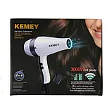 Фен для волос Kemei KM-H3 белый (42807-KM-5813_361), фото 3